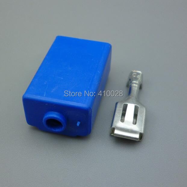 H1 h3 Ceramic Socket Female Right Angle Cover and Terminal Bulb Socket - (Color Name: 100set)