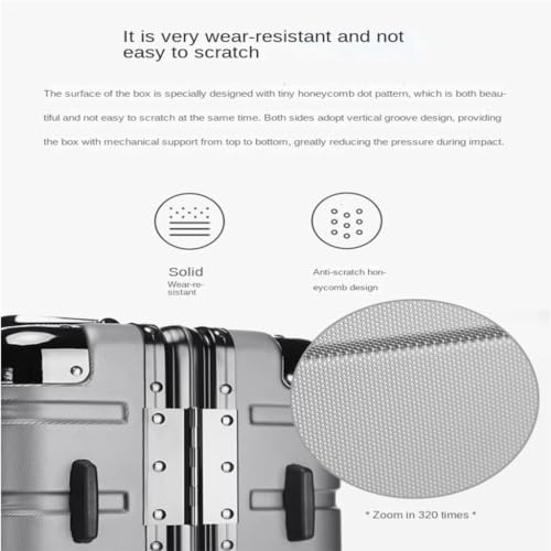 PANKERS Suitcase Dry And Wet Separate Suitcase Universal Wheels For Male And Female Students Trolley Case With Hard Brake Wheels Suitcases, Blue4