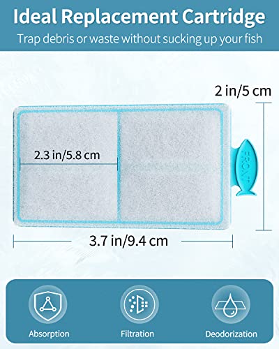 Pawfly 6 Count Pf-S Filter Cartridges Refill For Top Fin Silenstream Pf10 Power Filters Fish Tank Replacement Cartridges For Water Filtration (Medium) #TOP3