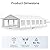 PHI VILLA 40'x20' Outdoor Heavy Duty Party Tent Large Commercial Canopy Wedding Event Shelter with Removable Sidewalls & 7 Storage Bags for Patio Outdoor Garden Events, White