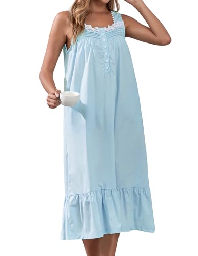 Image of Viakeo 100% Cotton Nightgown for Women