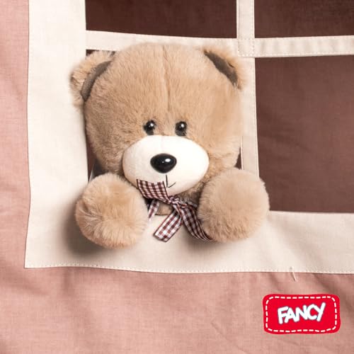 FANCY Plüschtier Teddybär Braun 21 cm Teddy Kuscheltier Bär Plüsch Stofftier Süß Plush lustige Geschenk für Kinder und Erwachsene, Mädchen und Jungen