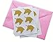 48 Glitter Gold Unicorn Stickers
