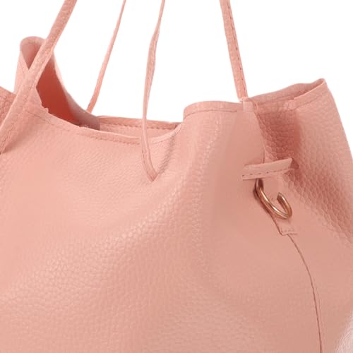 Conjunto de 4 bolsos para mujer GALPADA: tote, clutch y más, en poliuretano, versátiles para uso diario, viaje y trabajo miniatura 2