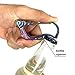 OUTDOOR ELEMENT Firebiner 6-in-1 Fire-Starting Carabiner EDC Emergency Multitool -Keychain,Utility Blade,Bottle Opener,& more