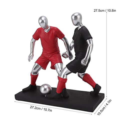 Kuuleyn KUULEYNWV5TGXE8FM Resign Football Player Statue,Soccer Sculpture Figurine,Soccer Man Football Statue Decor Soccer Miniatures Figurines Sculpture Crafts Art Ornaments thumb #5
