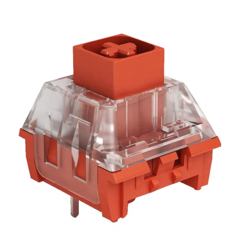 Kailh Box Switches para teclados mecánicos lineales con 90 piezas Chinese Red 1