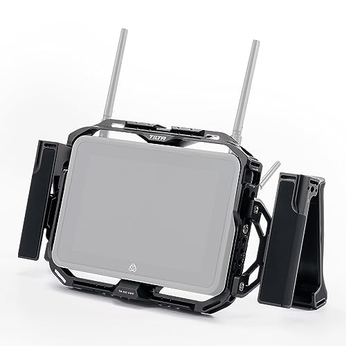 TILTA Monitor Cage with Monitor Support Handles Compatible with Atomos Shogun Connect Handheld Kit TA-ASC-A-B