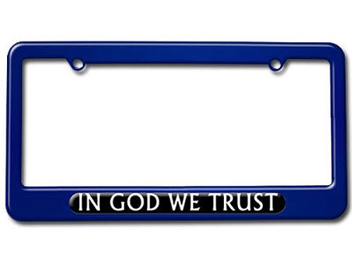 GRAPHICS & MORE in God We Trust Black - USA License Plate Tag Frame