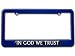 Graphics and More in God We Trust Black - USA License Plate Tag Frame