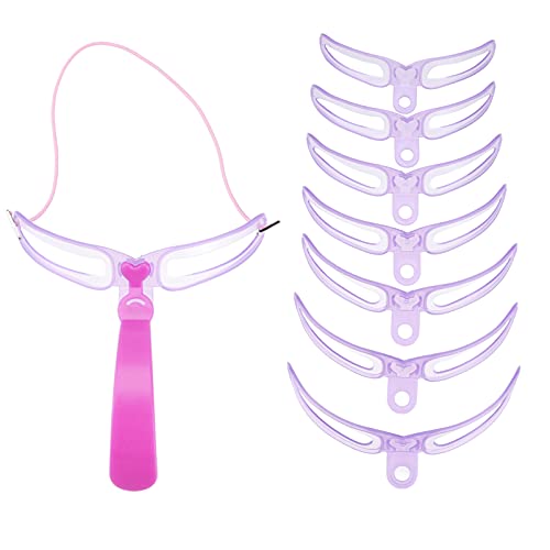 Lurrose Set di Stencil per Sopracciglia palmare