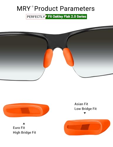 Image of Mryok Replacement Nose Piece Nose Pads for Oakley Half Jacket /Flak 2.0 /Half Jacket 2.0 /Flack Jacket Sunglass - Options