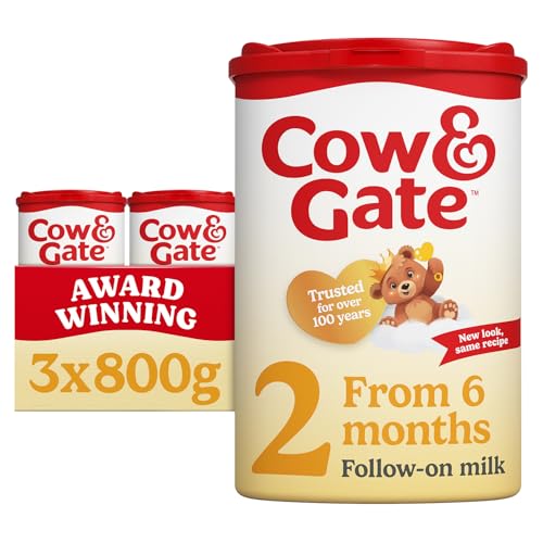 Cow & Gate Follow-On Milk Suitable From 6+ Months Pack of 3 x 800g