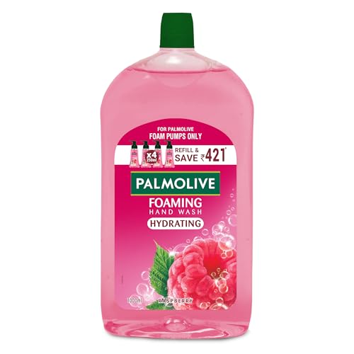 Image of Palmolive Hydrating Raspberry Foaming Handwash Liquid, 1L, Wash Away Germs, Refreshing Fragrance Hand Wash