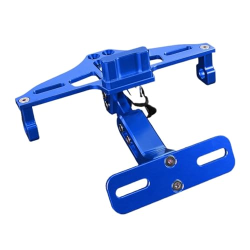 Support plaque moto arrière FZ1 FZ6 FZ8 Fazer bleu amovible