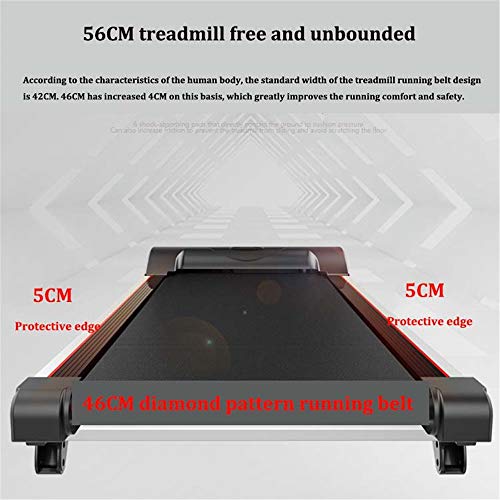 Image of Electric Folding Treadmill -Folding Treadmill Running and Step Machine, Easy Assembly Walking Running Jogging Fitness Machine for Home Use & Gym Cardio Fitness, W /Extra-L