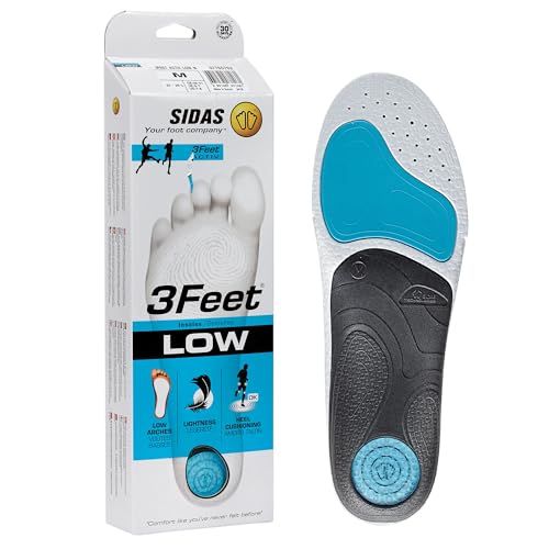 Sidas Unisex 3feet Activ’ Low-einlegesohlen Sohlen, Blue/Black, XL : 44-45 EU