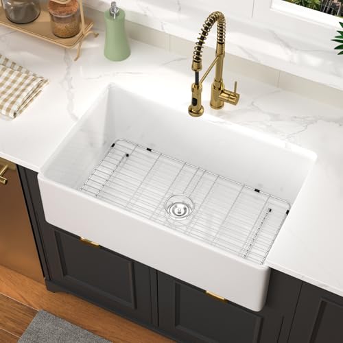 GhomeG 33 Farmhouse Sink Fireclay...