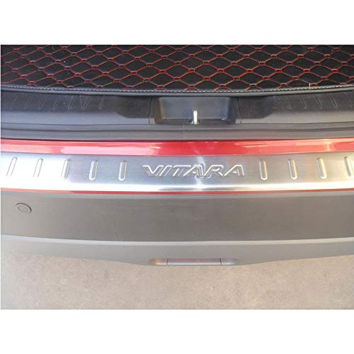 Protector De Parachoques Trasero Para Suzuki Vitara (2015+) - Acero Inoxidable Cepillado, Antiarañazos