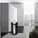 DOKEHOM 115L X-Large Laundry Basket, Collapsible Laundry Bag, Freestanding Tall Clothes Hamper, Foldable Washing Bin (Black)