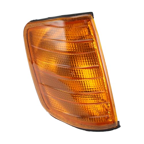 HOPESPANNER No.1248260143 Corner Signal Light Cover for Mercedes-Benz W124 1984-1996 Waterproof Yellow Right Corner Light Lamp Lens Plastic 1 Pc