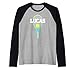Lucas Name - Ventilatore sportivo da tennis per ragazzi Maglia con Maniche Raglan