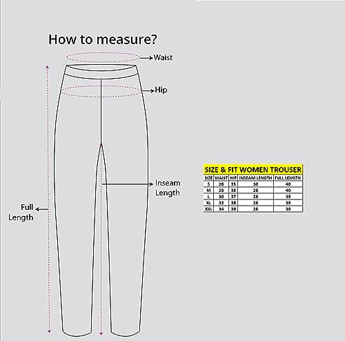 Image of Women's High Waist Bell Bottom Trouser, Elastic Flared Bootcut Pants