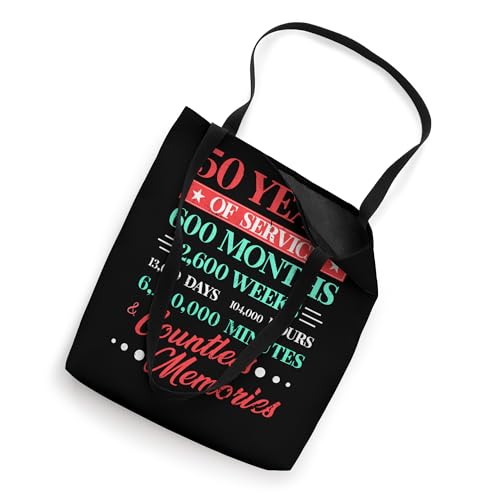 Bolsa tote para premio de jubilación o voluntariado por 50 años de servicio miniatura 2