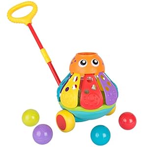 Playgro Push along Ball Popping Octopus ref 40201