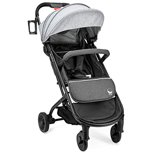 Baby Stroller - Lightweight One Hand Fold - Compact Full Size Frame