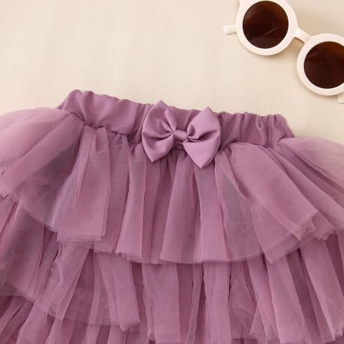 SOFEON Toddler Girl Birthday Outfits Ice Cream 2nd/3rd/4th/5th/6th/7th Birthday T-Shirt Tutu Skirt 2Pcs Cake Smash Outfits 6