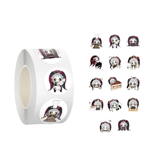 500PC The Freak Circus Stickers 12 Styles Cartoon Cute Pierrot Sticker Freak Circus Pierrot Stickers for Fans