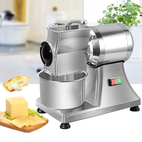 Rallador eléctrico comercial de queso 550W acero inoxidable miniatura 1