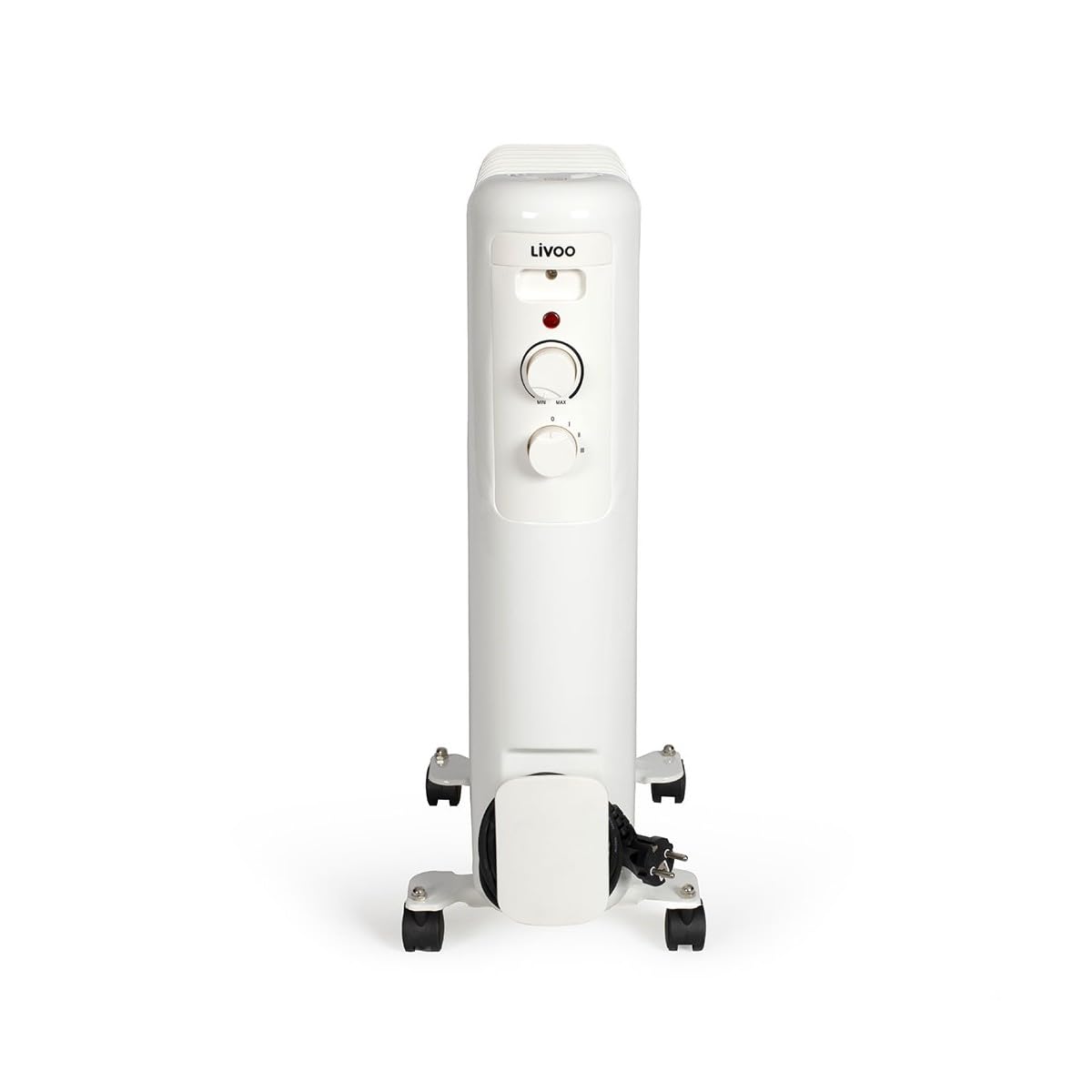 Livoo - Radiador baño de aceite 2000 W DOM502 - 9 aletas, 3 niveles de calentamiento, 20 m²