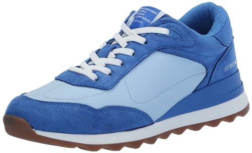 Anne Klein Women's Restless Sneaker, Blue Multi, 9.5