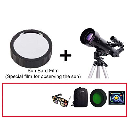 Telescopio astronómico refractor 70mm con trípode y bolso miniatura 2