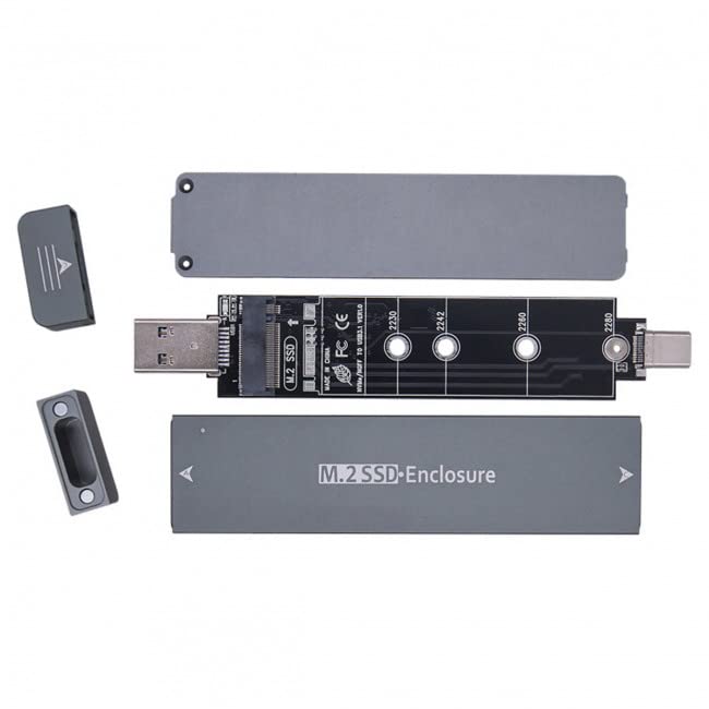 Adattatore da SSD M.2 (NGFF) a SATA III da 6,3 cm B & M Key SATA basato