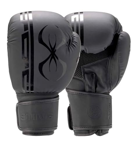 Image of STING Boxing - Armaplus Boxing Gloves | for Competition & Training (16OZ, Black)