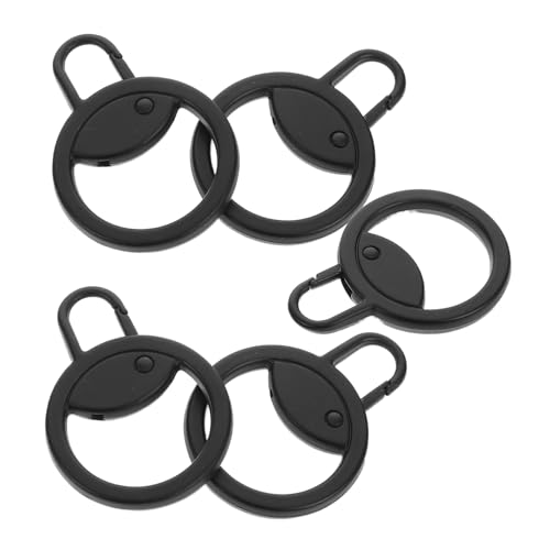 LIFKOME 5Pcs Round Zipper Pulls Replacement Tabs for Luggage Backpacks Jackets Durable Easy Install Stylish Zipper Fixing Tool for Seamless Travel Everyday Use