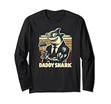 Daddy shark gifts funny shark bodybuilder workout