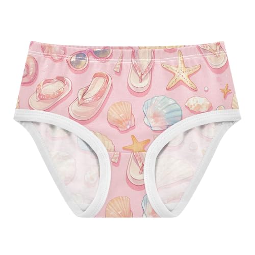 GuoChe Underwear Panties Toddler Cotton Underwear for Baby Girls in Sizes 2T,3T, 4T, 5T, 6Y and 8Y