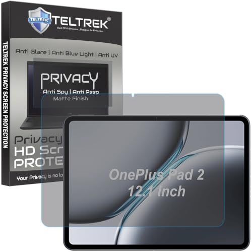 Image of Privacy Matte Anti Peep Screen Guard Compatible With OnePlus Pad 2 / OnePlus Pad2 Tab (12.1 inch Inch Tablet) Anti Spy Screenguard Not a Tempered Glass Screen Protector