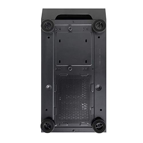 Montech X2 MESH Black ATX Mid-Tower Case/High Airflow, Fine Mesh Front Panel, Full Glass Side Panel, Pre-Installed 2 x 140mm, 1 x 120 mm Rainbow Led Fans
