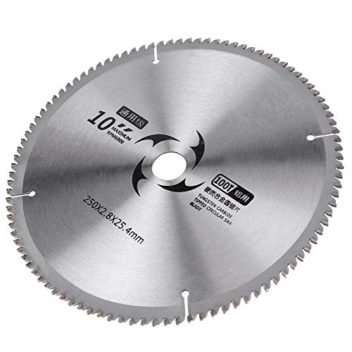 High Accuracy Saw Cutting Blades Circular Saw Cutting Blade Hard Alloy Cutting Discs 100T 120T Optional Teeth for Wood Processing with Gasket(100T)