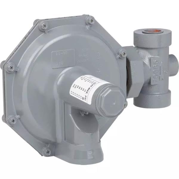 SENSUS 143-IRV-HP-3/4 1/2" Orifice, 125 PSIG MAX, 2-6 PSIG, 3/4" NPT, Black Spring, CAST Iron Body, Gas Regulator, IRV Regulator
