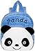 Orangeone Panda Cartable Scolaire Maternelle, Panda Sac à Dos Enfant Garderie, Sac à Dos Mignon, Cartable Panda Figure Sac en Néoprène pour bébé Fille garçon 1-7 Ans 27 x 26 x 5cm - Blue Panda