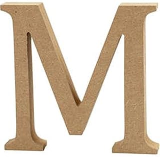 CRAFTY CAPERS 13cm Large Wooden MDF Letter Shape to Decorate - E | Wood Shapes for Crafts