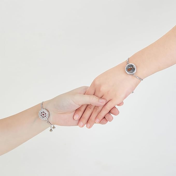 Pulsera Difusora de Aromaterapia de Acero Inoxidable 316 Ajustable miniatura 4