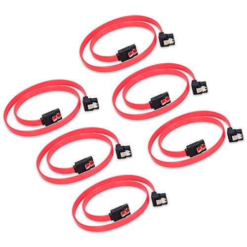 ELUTENG SATA Cable 90 Gradi 6 Confezione Corto