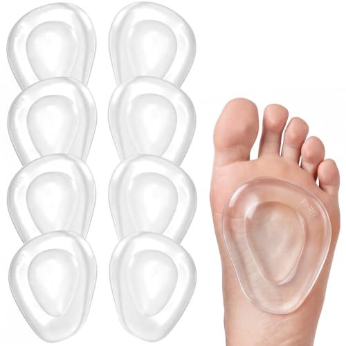 FCYIMI 8 Pack Metatarsal Pads Women Men, Ball of...